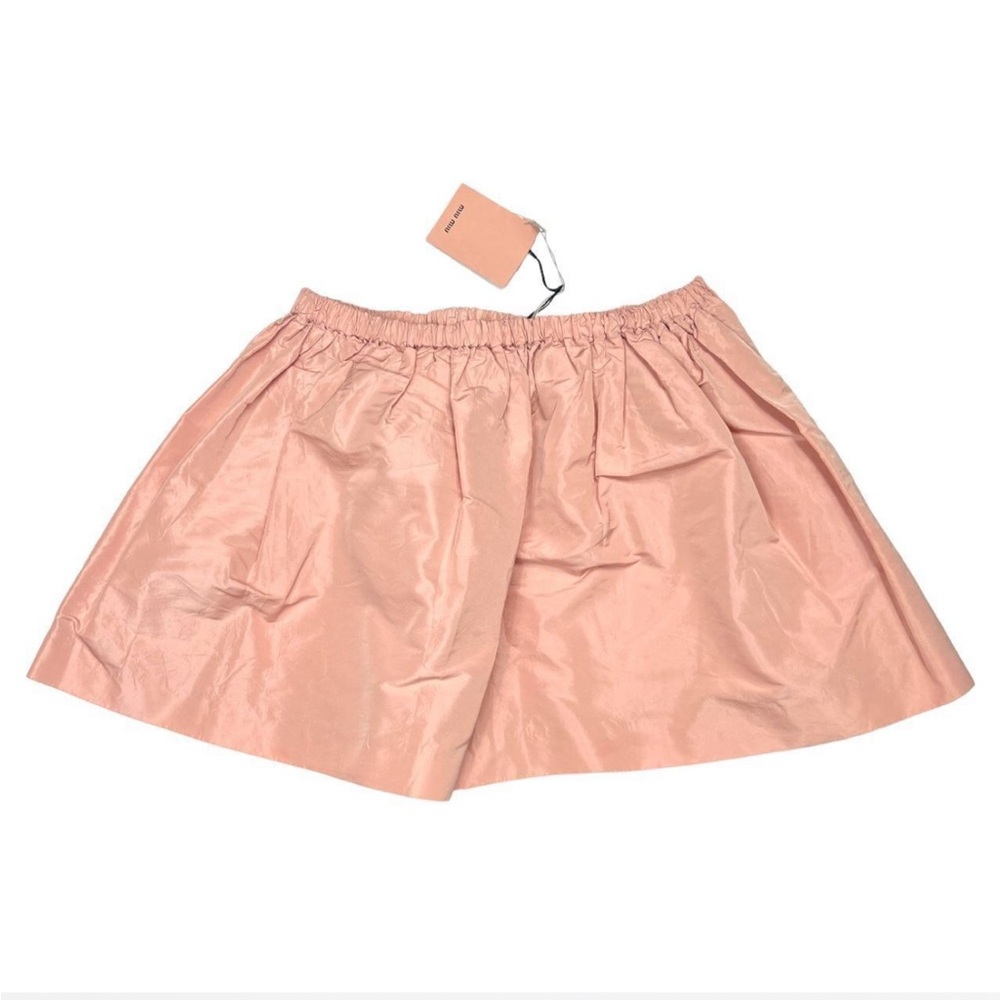 MIU MIU NWT light pink ballerina style flared tutu mini skirt